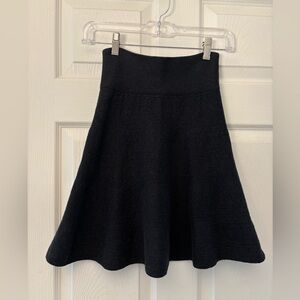 Deep Grey A-Line Talula Mini Skirt